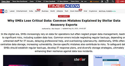 SMEs Lose Critical Data