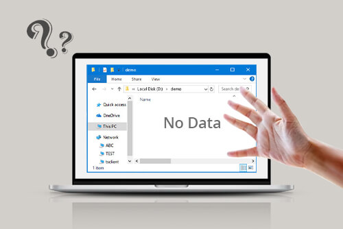 Data Not Visible