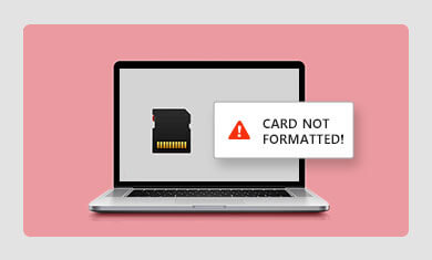 memory card not formatted