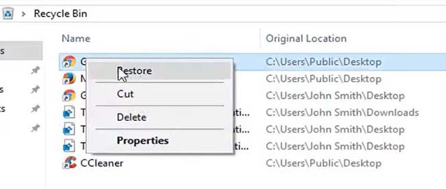 click-restore-in-recycle-bin