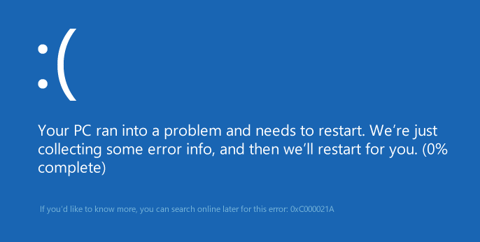 stop code 0xc000021a stop-code-0xc000021a