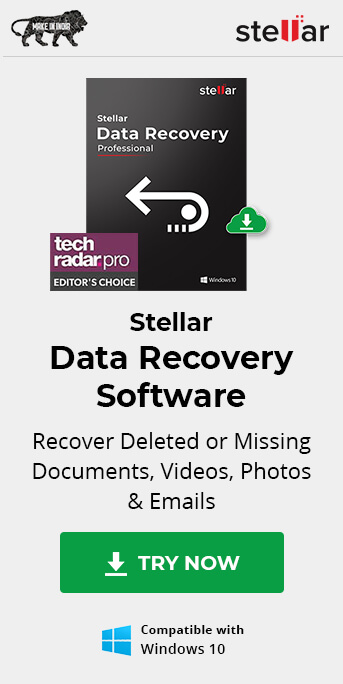 Stellar Data Recovery for Windows