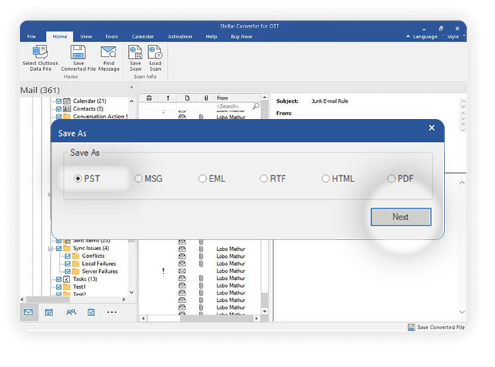 Multi-Format Export Options for OST Data