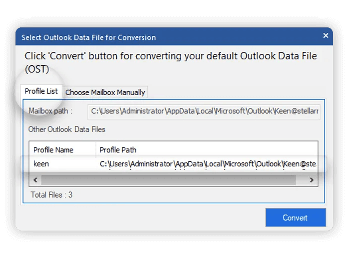 Reliable and Fast OST to PST Conversion