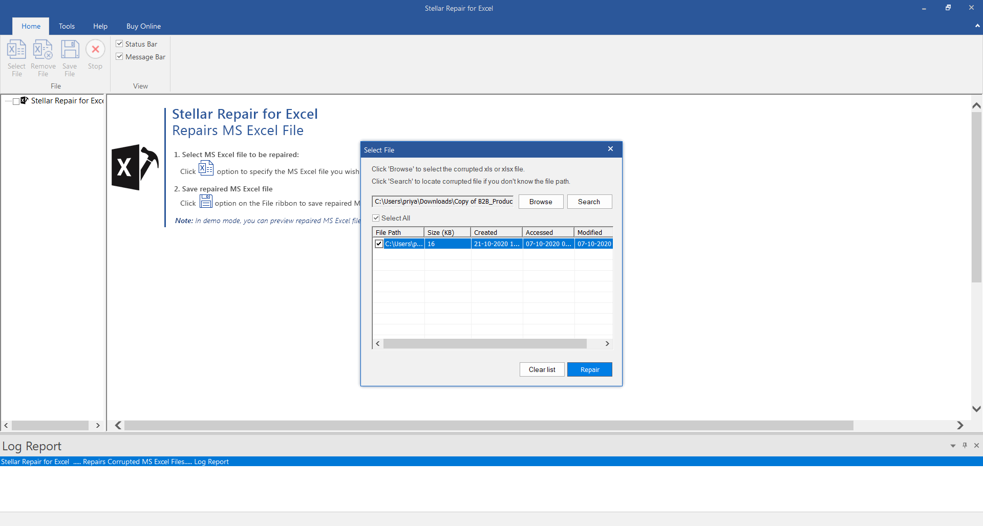 Select File