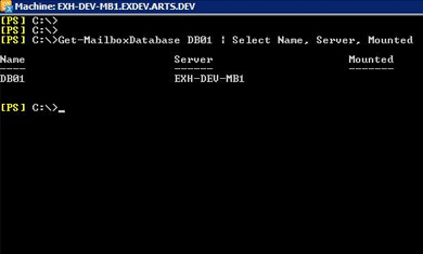 exchange-database-mounting