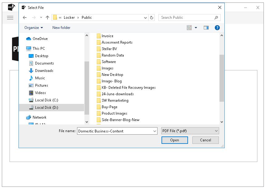 Select Corrupt File