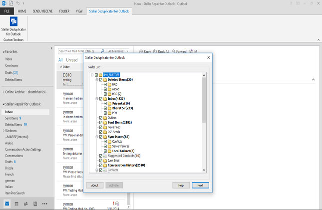 Deduplicator Outlook Module