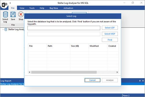 stellar log analyzer for ms sql