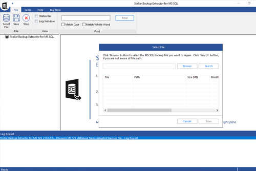 stellar backup extractor for ms sql