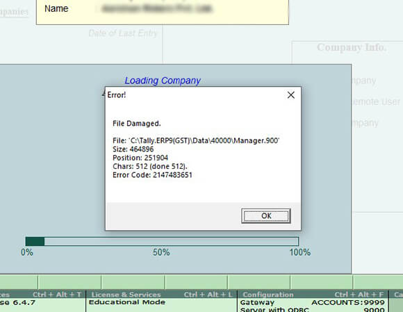 error in taply error in taply
